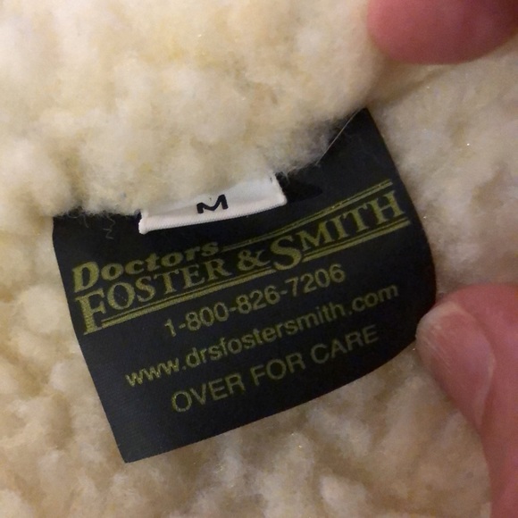 Doctors Foster and Smith faux fleece and suede dog jacket - Picture 6 of 9